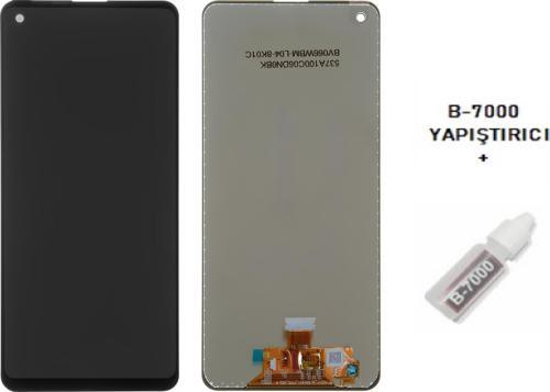 - Samsung Galaxy A21s SM-A217 Uyumlu Lcd Ekran Dokunmatik Orijinal + B-7000
