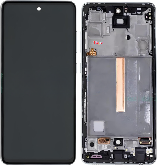 - Samsung Galaxy A52 - SM-A525 Uyumlu Lcd Ekran Dokunmatik Orijinal ÇITALI BEYAZ