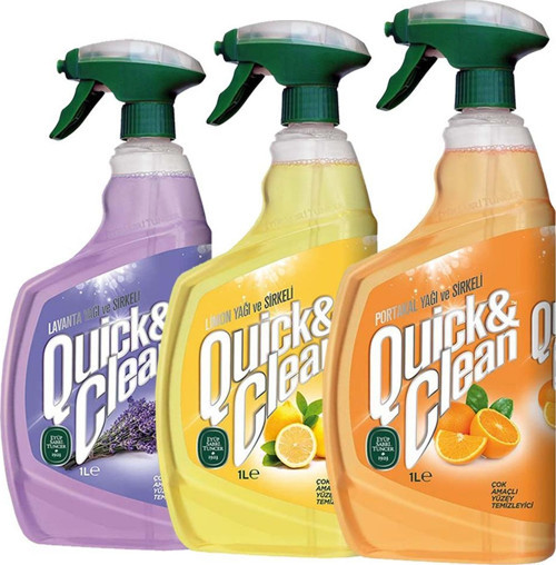 Quick and Clean Yüzey Temizleyici 1 L x 3