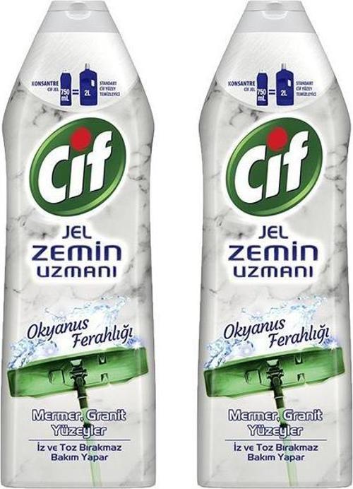 Jel Mermer Yüzey Temizleyici 750 Ml 2x Adet