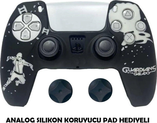 Ps5 Dualsense Koruyucu Silikon Kılıf + Analog Silikon Koruyucu
