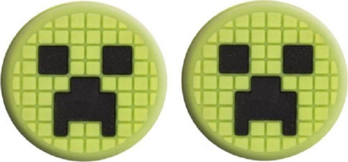 Minecraft Ps5/Ps4/Ps3/Xbox One/One X/One S/Series X/Series S 3D Analog Silikon Koruyucu -2 Adet