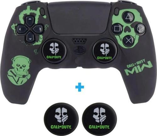 Ps5 Dualsense Call Of Duty  Koruyucu Silikon Kılıf + Analog Silikon Koruyucu