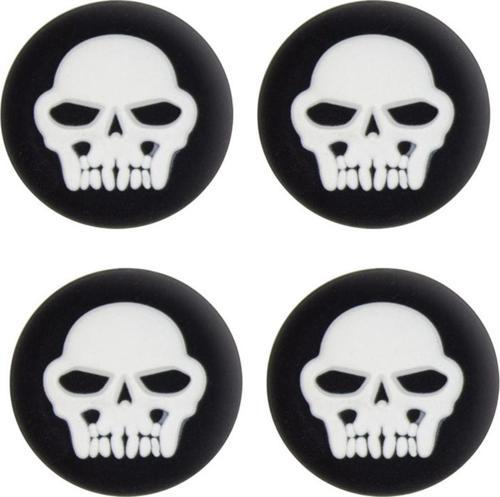 Skull   Ps5/Ps4/Ps3/Xbox One/One X/One S/Series X/Series S 3D Analog Silikon Koruyucu -4 Adet