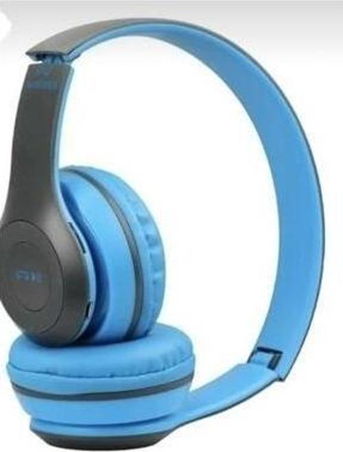 P47 Wireless 5.0+Edr Bluetooth Kablosuz Mp3 Çalar Kulaklık P47 Mavi