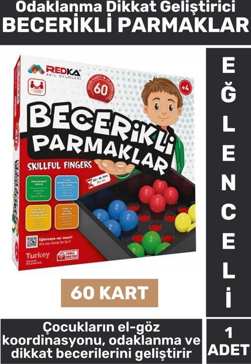 Eğitici Eğlenceli El Göz Koordinasyonu Odaklanma Beceri Geliştirici Oyun BECERİKLİ PARMAKLAR