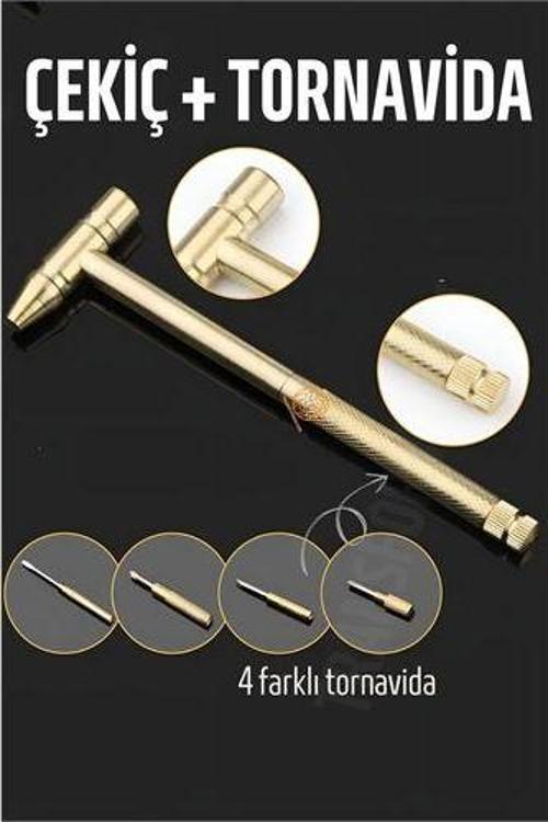 Çekiç ve 4 Farklı Tornavida Multi Set