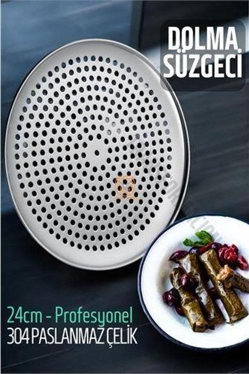 Sarma Dolma Süzgeci 24 cm 304 Paslanmaz Çelik