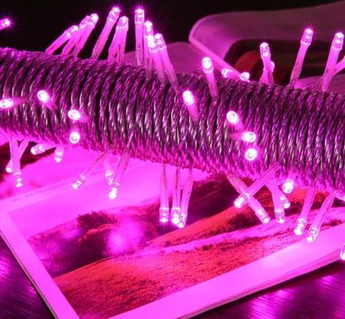 10 METRE PEMBE LED IŞIK PEMBE İP LED IŞIK KABLO IŞIK 220V FİŞLİ IŞIK DEKORASYON IŞIĞI PEMBE NOEL IŞIĞI