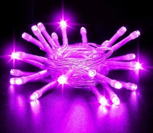 13 METRE MOR ULTRA CANLI NET IŞIK MOR LED IŞIK SABİT YANAR MOR FİŞLİ 220VOLT MOR YILBAŞI AĞACI IŞIĞI