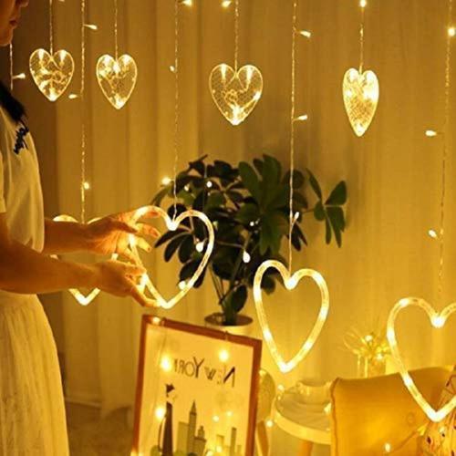 GÜN IŞIĞI SALKIM LED IŞIK KALPLİ SALKIM LED IŞIK GÜN IŞIĞI LED IŞIKLI PERDE IŞIK EKLEMELİ 220 VOLT