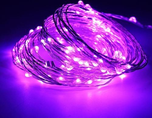 2 METRE MOR PİLLİ LED IŞIK MOR LED IŞIK MOR YILBAŞI AĞACI IŞIĞI MOR NOEL IŞIĞI PURPLE CHRİSTMAS LED LİGHT PARLAK PERİ LED IŞIK