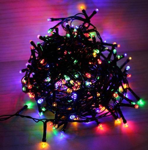 MULTİ COLOR RGB LED LİGHT RENKLİ LED IŞIK 100 LED 4 METRE PİRİNÇ LED IŞIK RENKLİ LED IŞIK 220 V FİŞLİ