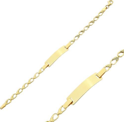 Altın Plakalı Çocuk Bileklik 2,39 Gram