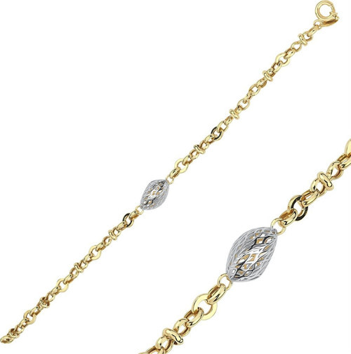 Altın Taşlı Set Bileklik 4,67 Gram