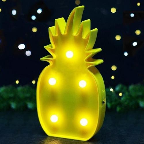 PINEAPPLE LED LİGHT DECOR LED IŞIKLI ANANAS PİLLİ LED IŞIK GÜN IŞIĞI LED IŞIK KIR DÜĞÜNÜ DEKORLARI