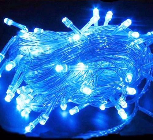 VIP 10 METRE MAVİ LED IŞIK MAVİ YILBAŞI AĞACI IŞIĞI MAVİ İP LED IŞIK FİŞLİ MAVİ LED NOEL AĞACI IŞIĞI