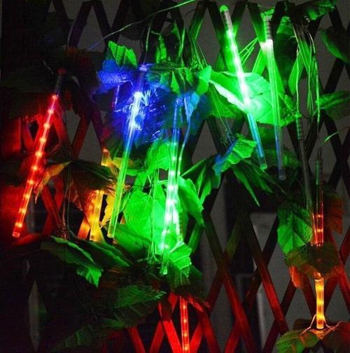DEKOR DÜĞÜN IŞIKLARI METEOR LED LİGHT RENKLİ METEOR LED IŞIK AKAN IŞIK RENKLİ YAĞMUR DAMLASI IŞIK