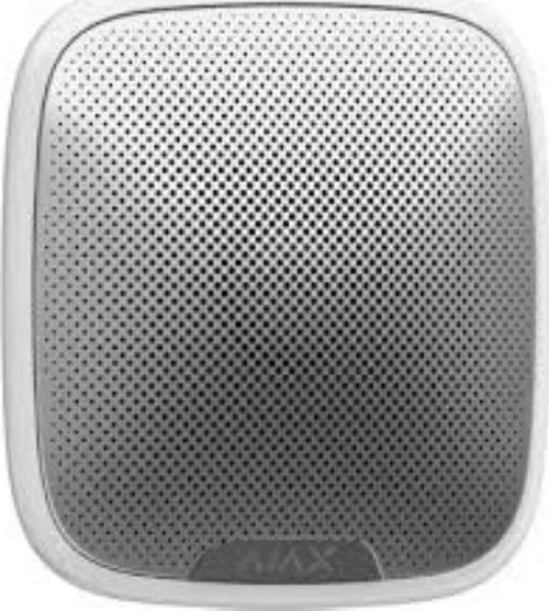 37178.07.WH1 STREETSIREN 868MHZ 113DB KABLOSUZ HARİCİ DIŞ ORTAM SİREN BEYAZ RENK