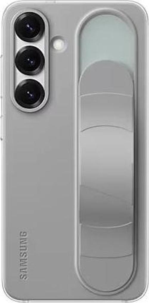 Galaxy S25 Standlı Kordonlu Kılıf Gri