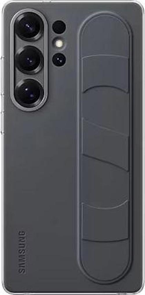 Galaxy S25 Ultra Standlı Kordonlu Kılıf Siyah