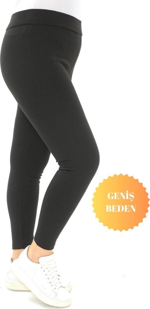 Curve Kadın Çelik Örme Büyük Beden Toparlayıcı Sıkılaştırıcı Yüksek Bel Siyah Tayt