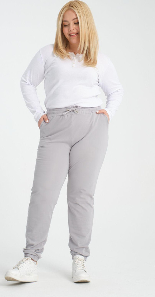 Curve Kışlık Jogger Cepli Dalgıç Kumaş Şardonlu Polar Eşofman Altı