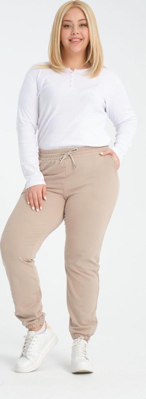 Curve Kışlık Jogger Cepli Dalgıç Kumaş Şardonlu Polar Eşofman Altı