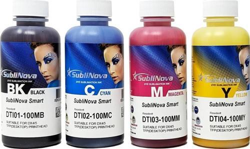 Sublinova Epson Muadil Süblimasyon Mürekkep 4x100ml Set (DTI01-100M)