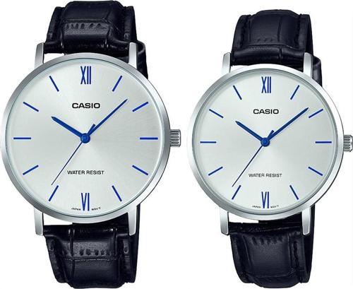 MTP-LTP-VT01L-7B1UDF Çift Kol Saati (Kadın-Erkek)