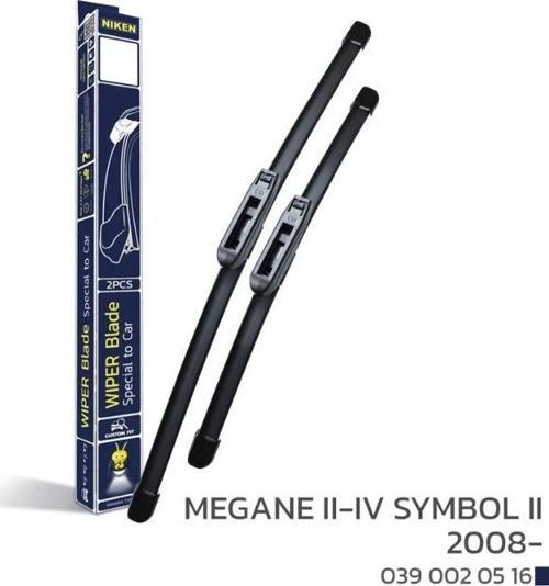 Renault Megane II 2003-2013 / Megane IV 2016- / Symbol II 2008 - Araca Özel Silecek