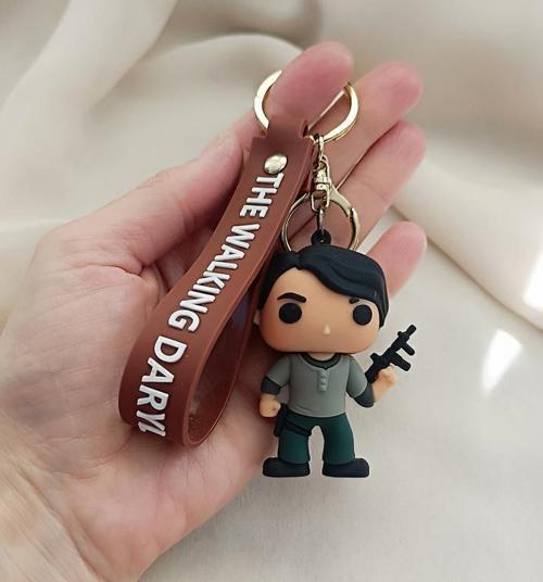The Walking Dead Karakterleri Anahtarlık Silikon Araba Çanta Süsü Aksesuar  