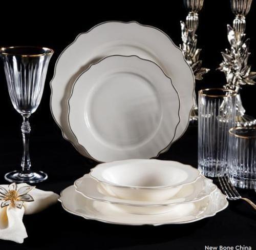 Lucca Gold 24 Parça Yemek Takımı