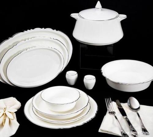 Rumi Platin 60 Parça Yemek Takımı