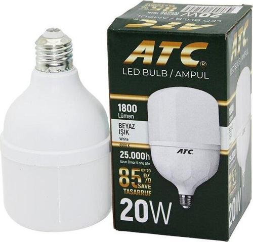 ATC-LW-20W  20W E27 TORCH LED BULB AMPUL BEYAZ 1800 LÜMEN - 25.000h-Findit