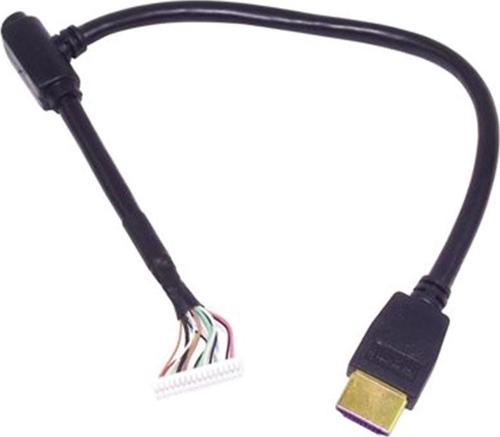 HDMI ŞASE KABLOLU (MİNİ HDLER İÇİN KIRILAN UÇ)  16 PİNLİ-Findit