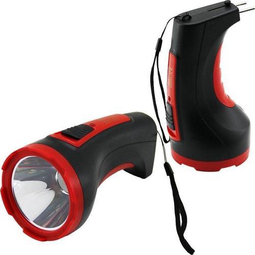 5W TEK LED BOMBELİ GÖVDE FİŞ ŞARJLI EL FENERİ UZUN MESAFELİ-Findit