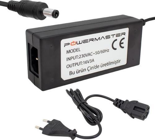 16 VOLT 3 AMPER PLASTİK KASA MASAÜSTÜ SANTRAL ADAPTÖRÜ 5.5*2.5 UÇLU-Findit