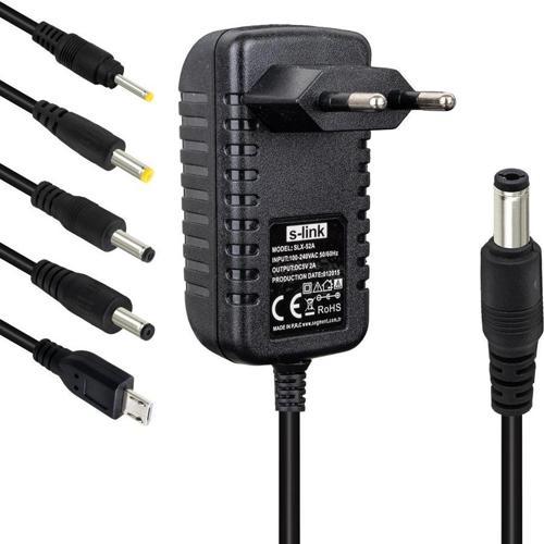 5 VOLT - 2 AMPER TABLET PC ADAPTÖRÜ ÇOK UÇLU SLX-52A-Findit