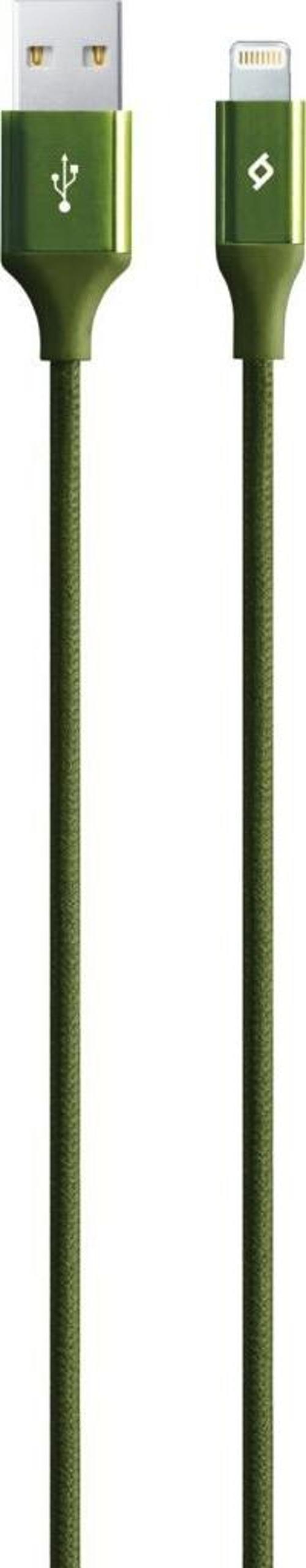 AlumiCable Lightning Kablo Yeşil 1.2M - 2DK16HY