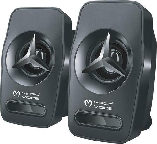 MAGI CVOICE T-19 1+1 USB PC MİNİ HOPARLÖR (2X3 WATT)-Findit