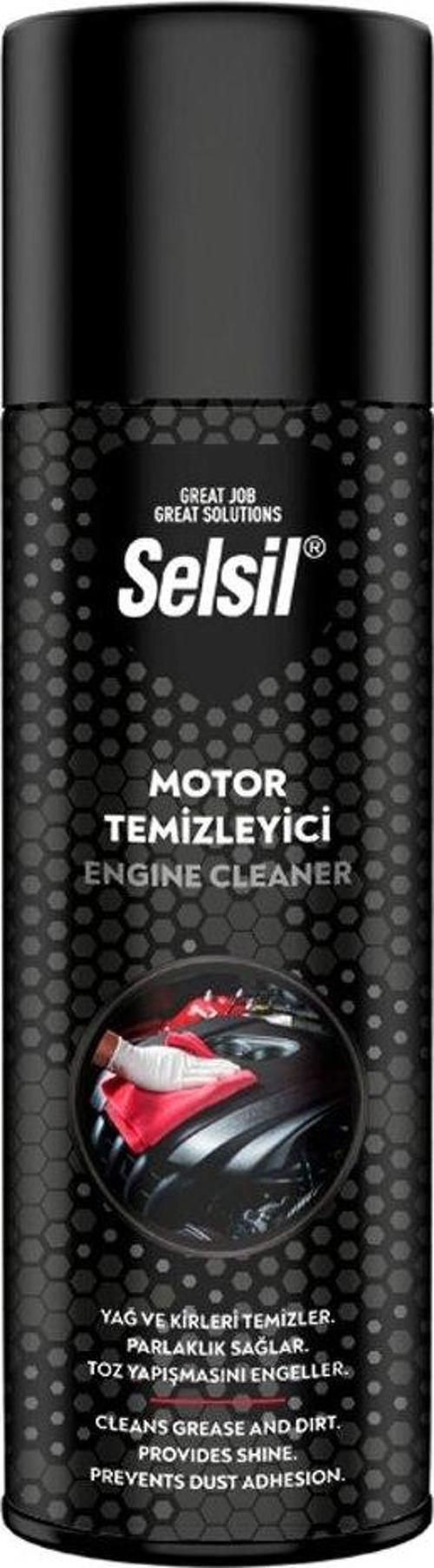 SELSİL OTO - ARAÇ MOTOR TEMİZLEYİCİ - PARLATICI - TOZ YAPIŞMA ENGELLEYİCİ SPREY 500ML-Findit