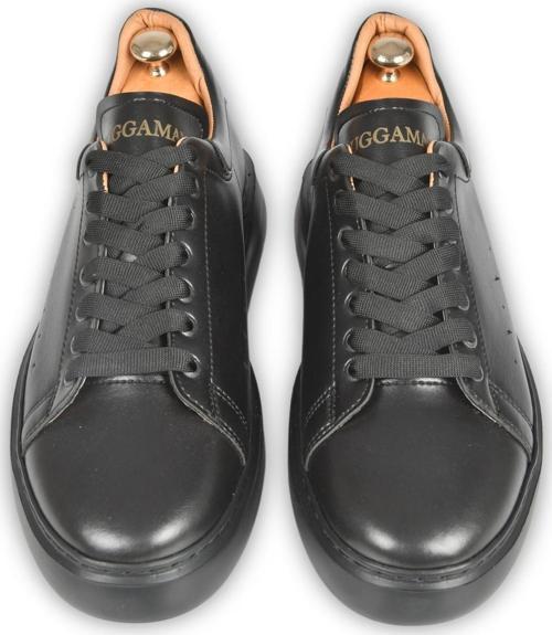 Erkek Siyah Bağcıklı Ortopedik Eva Taban Spor Ayakkabı Sneaker 2509948