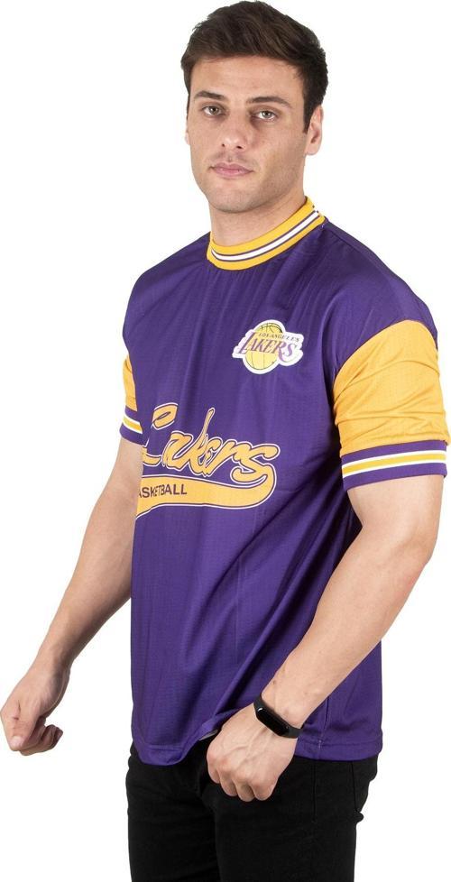 Erkek Mor Los Angeles Lakers Tişört 2303132