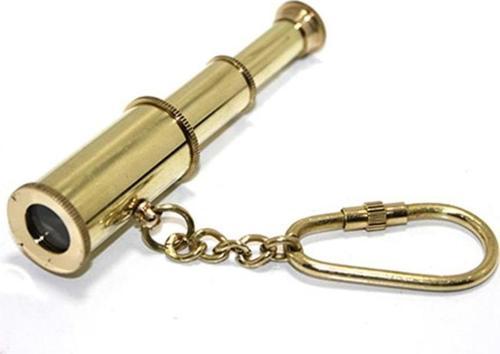 Pirinç Dürbünlü Anahtarlık