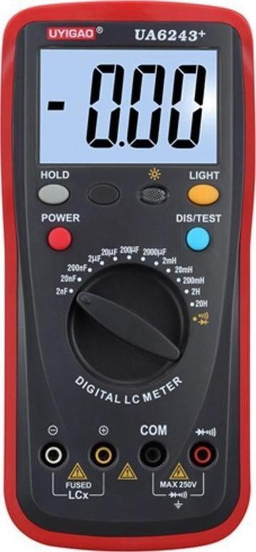UA6243+ KAPASİTEMETRE=KONDANSATÖR ÖLÇME ALETİ (VC-6013)-Findit