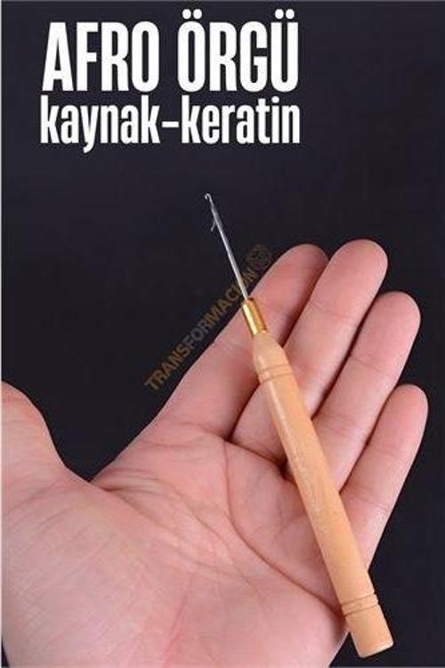 Afro Örgü İğnesi Saç Kaynak Keratin Tığı