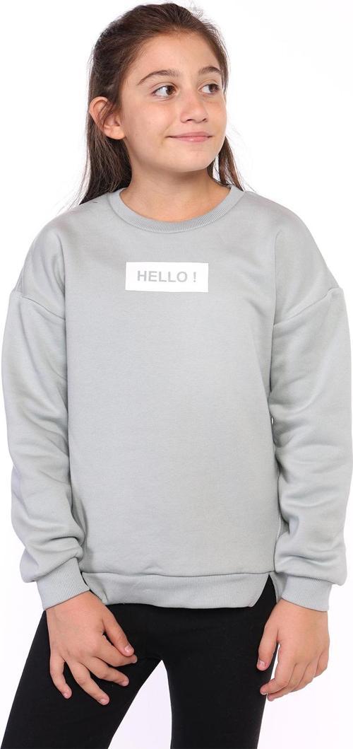 Toontoy Kız Çocuk Hello Baskılı Sweatshirt