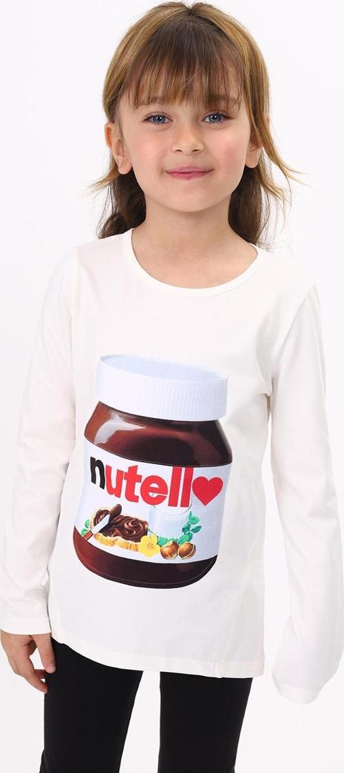 Toontoy Kız Çocuk Nutella Baskılı T-Shirt