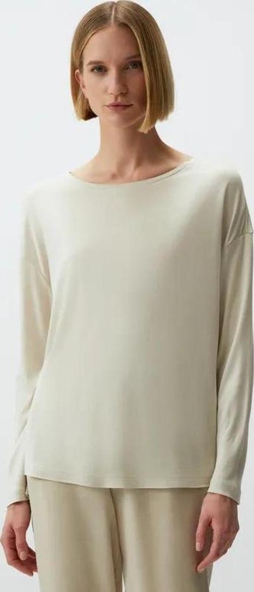 Yuvarlak Yaka Uzun Kollu Kadın T-Shirt 24ST024003